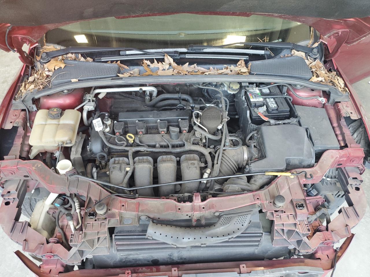 2014 Ford Focus VIN 1FADP3F20EL455076 Copart auction photo, front end / rear end damage thumbnail 11