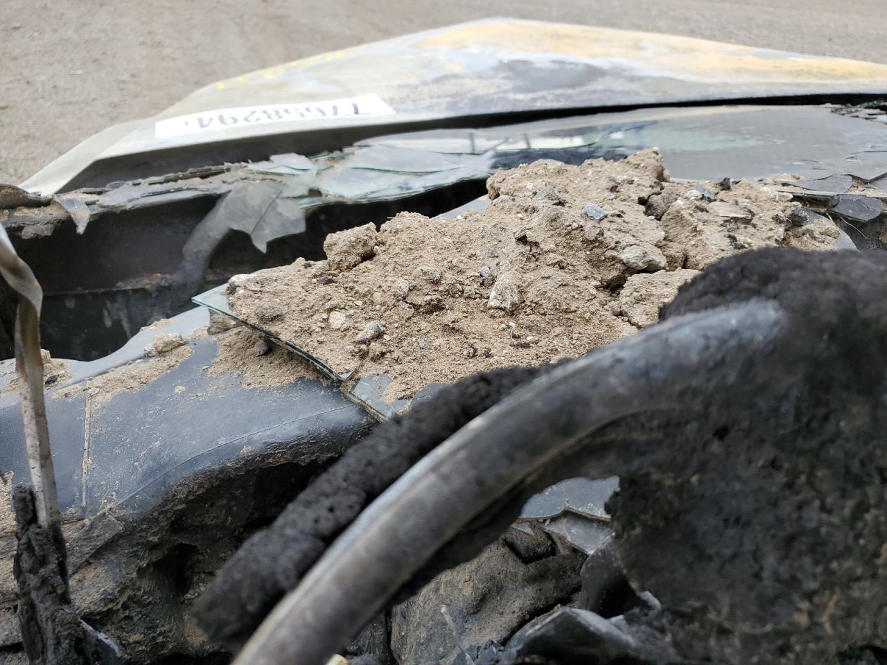 2006 Ford F350 VIN 1FTWF32P06ED47280 Copart auction photo, burn damage thumbnail 9
