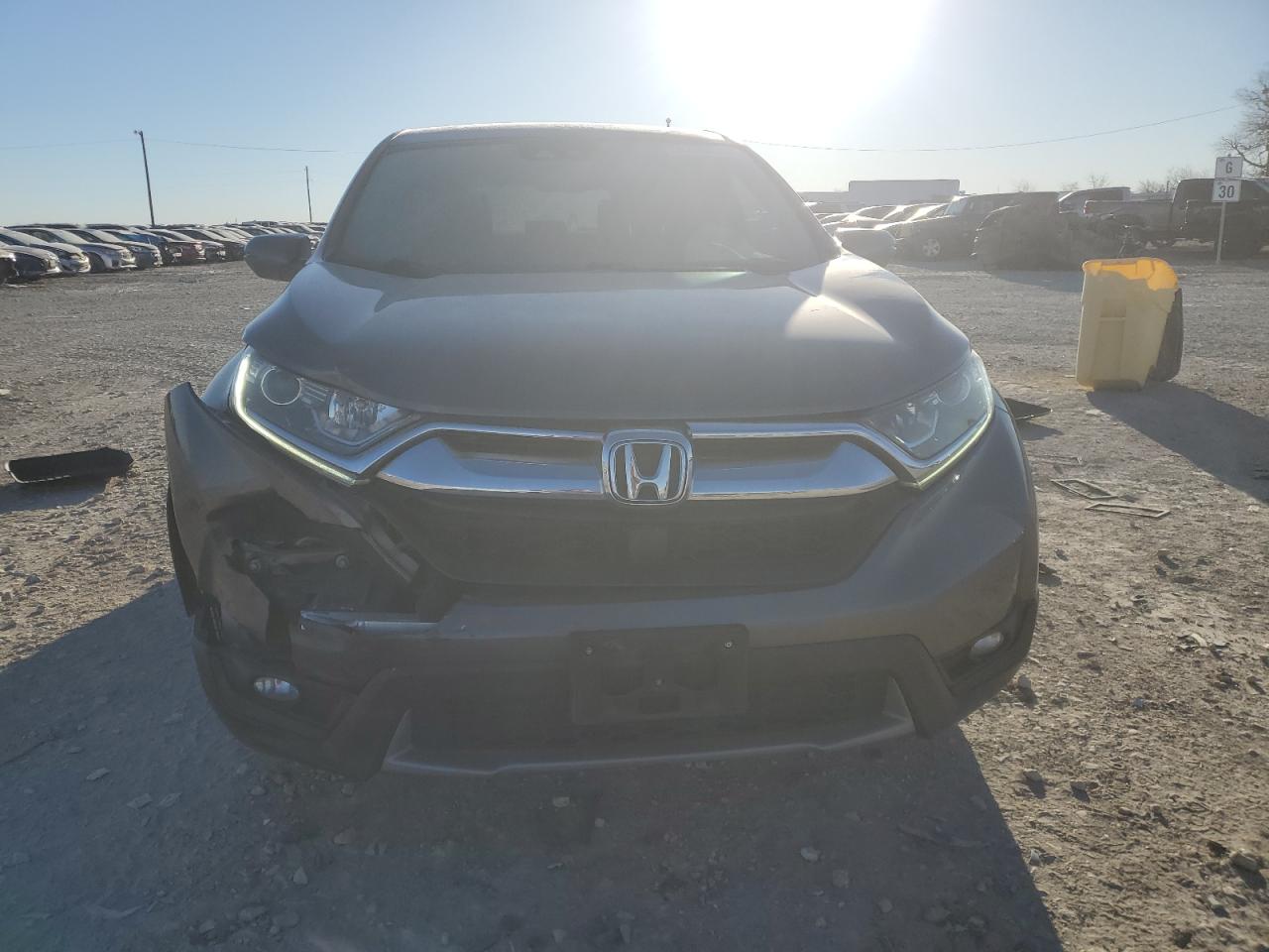 2019 Honda CR-V VIN 7FARW1H85KE029282 Copart auction photo, front end / side damage thumbnail 5