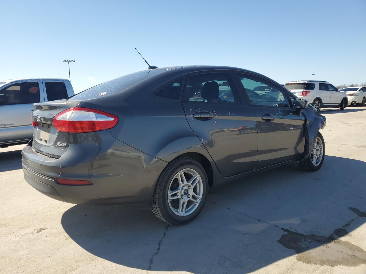 2018 Ford Fiesta VIN 3FADP4BJ2JM109655 Copart auction photo, front end damage thumbnail 3