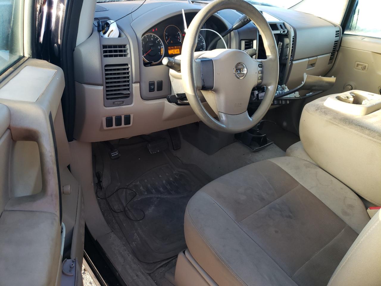 2009 Nissan Titan VIN 1N6BA06A59N316996 Copart auction photo, front end damage thumbnail 8