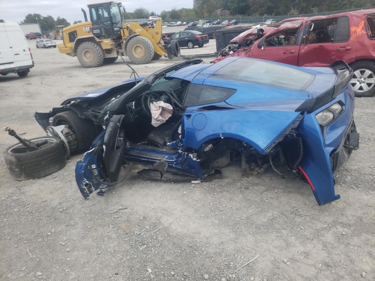 2016 Chevrolet Corvette VIN 1G1YT2D67G5609936 Copart auction photo, all over damage thumbnail 2