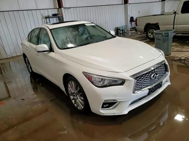 2021 Infiniti Q50 VIN JN1EV7BR8MM752848 Copart auction photo, vandalism / top/roof damage thumbnail 13