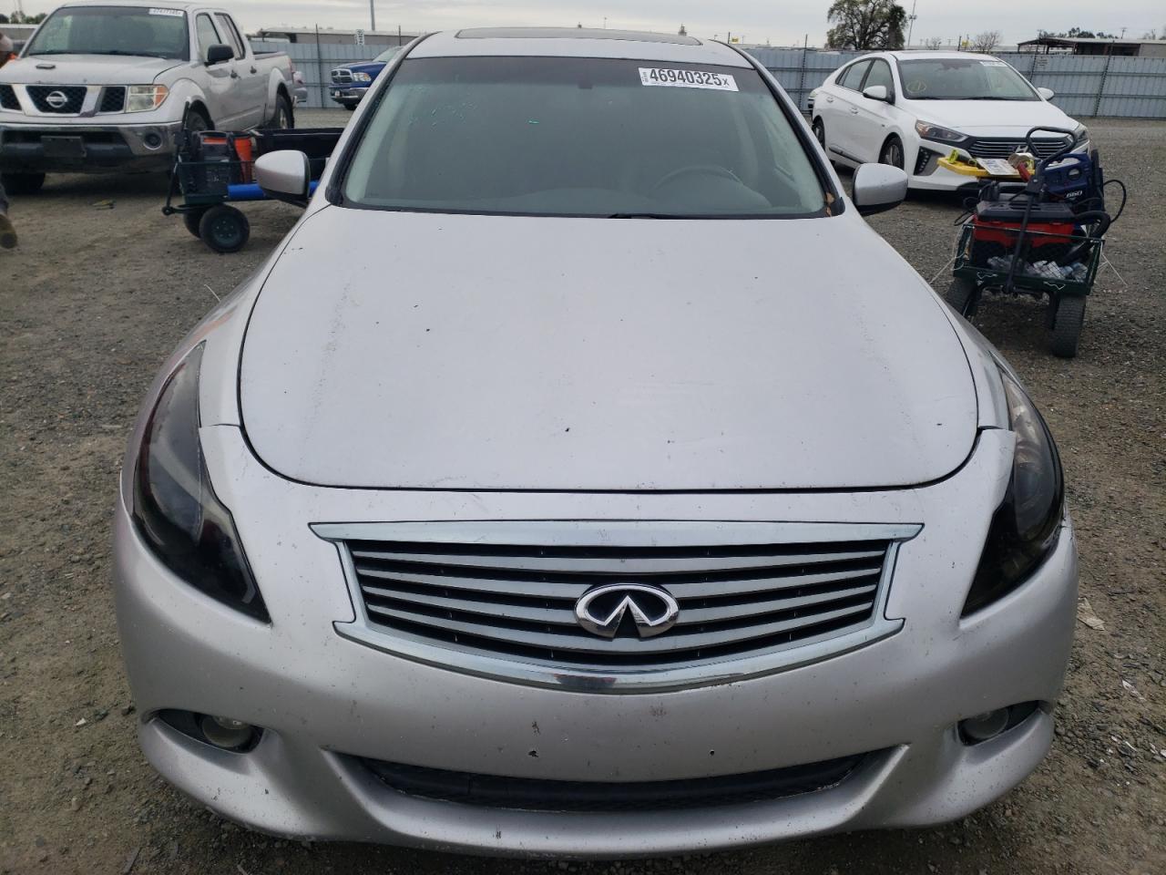 2015 Infiniti Q40 VIN JN1CV6AP7FM502375 Copart auction photo, front end damage thumbnail 5