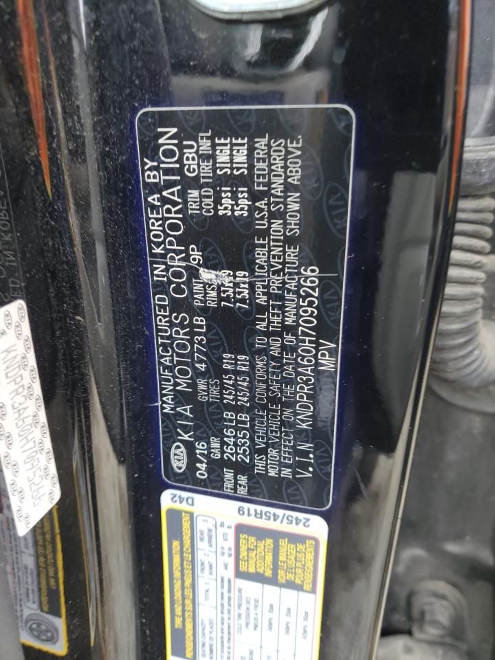 2017 KIA Sportage VIN KNDPR3A60H7095266 Copart auction photo, minor dent/scratches damage thumbnail 13