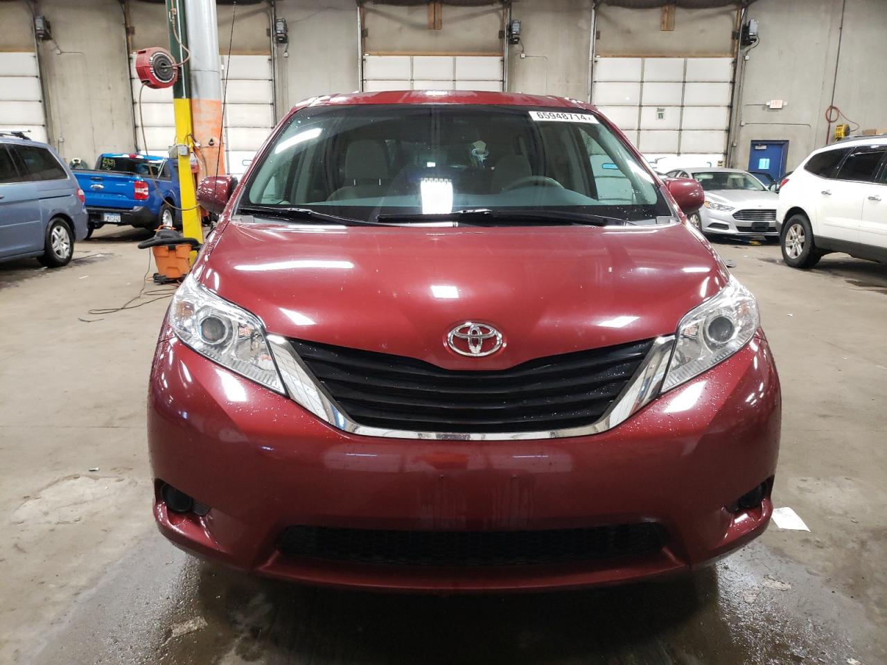 2012 Toyota Sienna VIN 5TDKK3DC0CS205697 Copart auction photo, rear end damage thumbnail 5