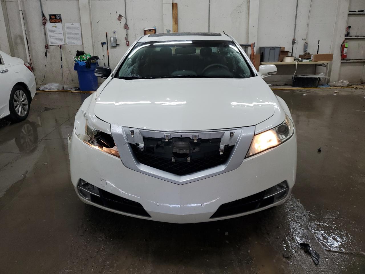 2011 Acura TL VIN 19UUA9F55BA001651 Copart auction photo, front end / hail damage thumbnail 5