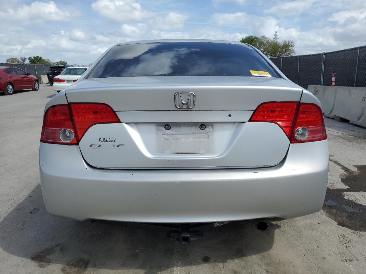2007 Honda Civic VIN 1HGFA16537L077231 Copart auction photo, front end / side damage thumbnail 6