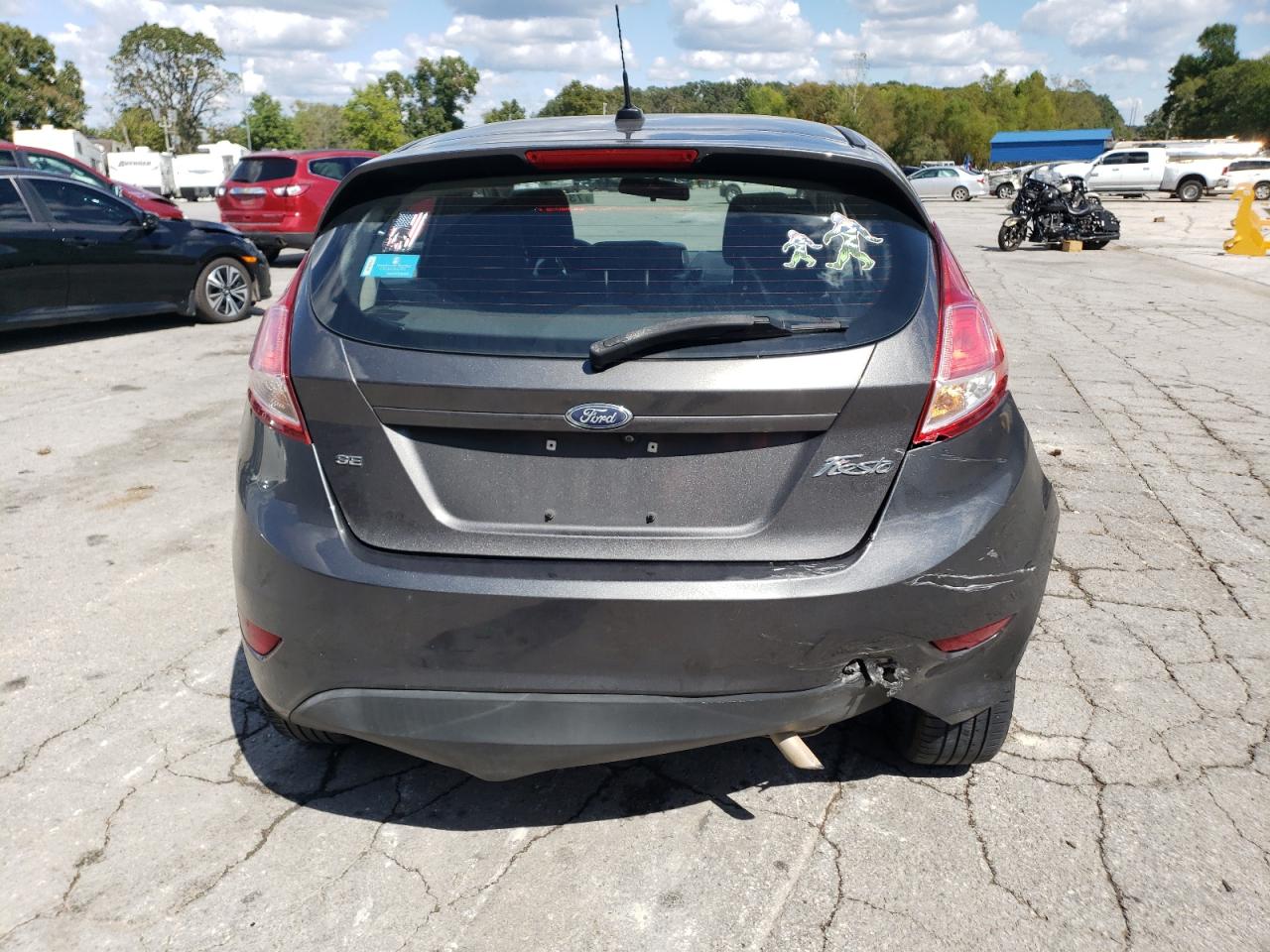 2018 Ford Fiesta VIN 3FADP4EJ6JM106429 Copart auction photo, front end / rear end damage thumbnail 6