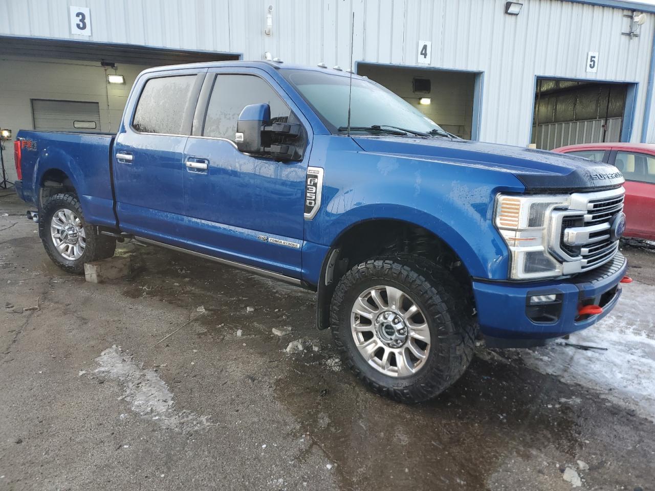 2022 Ford F350 VIN 1FT8W3BT5NEE79455 Copart auction photo, side damage thumbnail 4