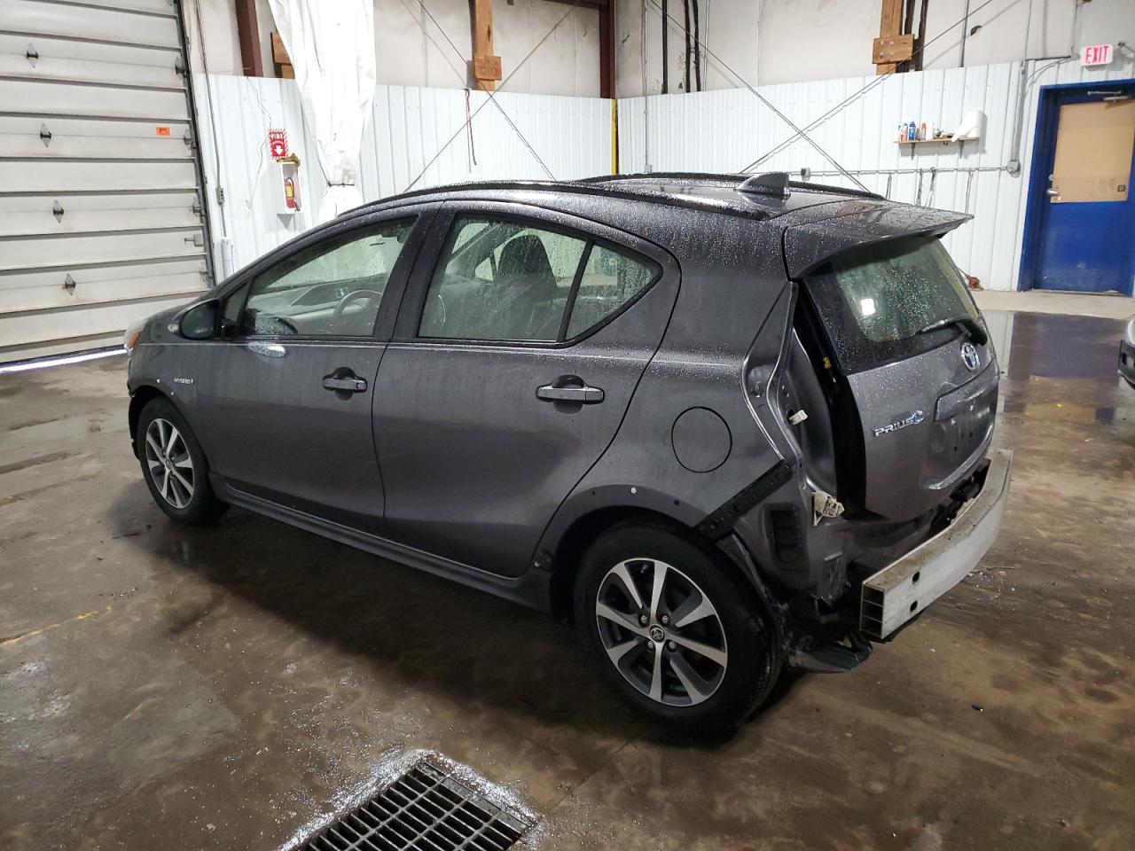 2019 Toyota Prius VIN JTDKDTB33K1620439 Copart auction photo, side / front end damage thumbnail 2