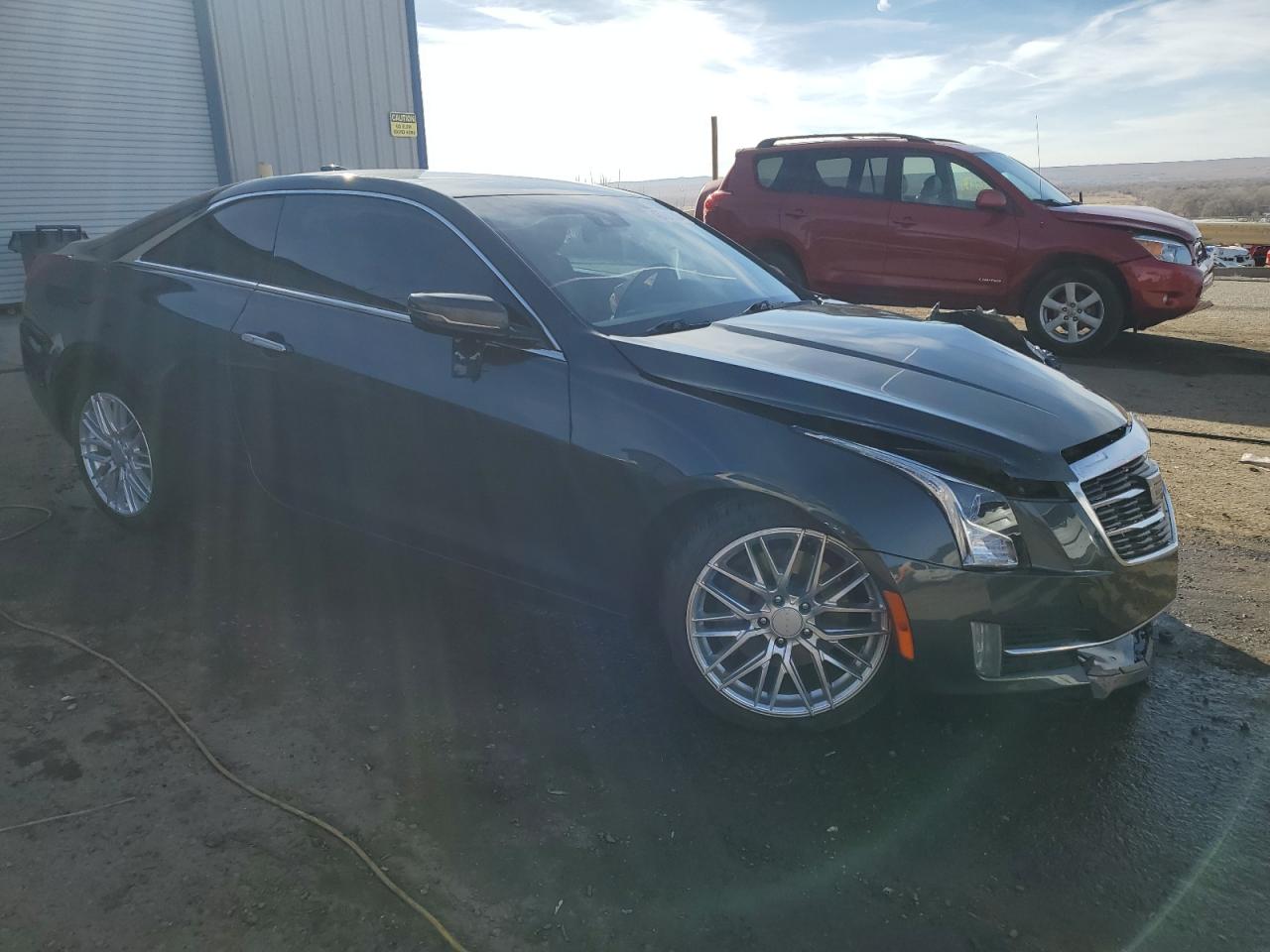 2015 Cadillac ATS VIN 1G6AJ1R35F0100112 Copart auction photo, front end damage thumbnail 4