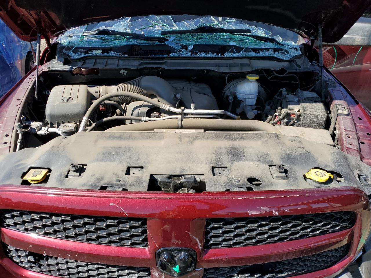 2019 RAM 1500 VIN 1C6RR7FT6KS626478 Copart auction photo, front end damage thumbnail 11