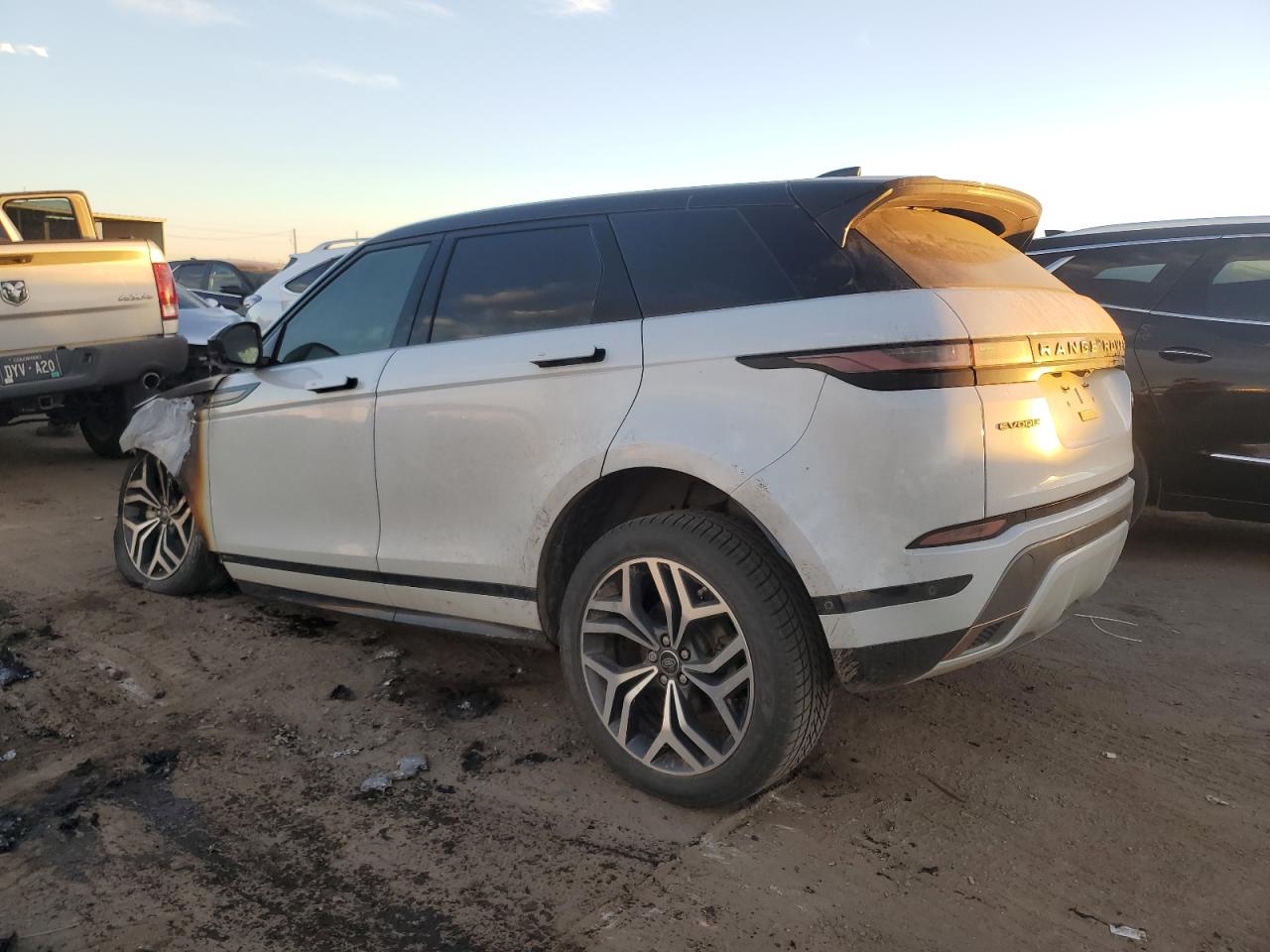 2020 Land Rover Range Rover VIN SALZL2FX6LH032111 Copart auction photo, burn damage thumbnail 2