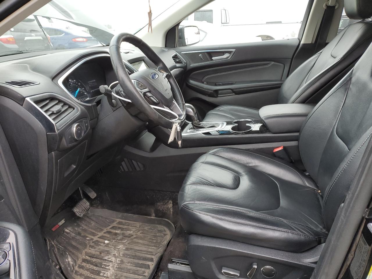 2016 Ford Edge VIN 2FMPK4K85GBB21341 Copart auction photo, front end / side damage thumbnail 7
