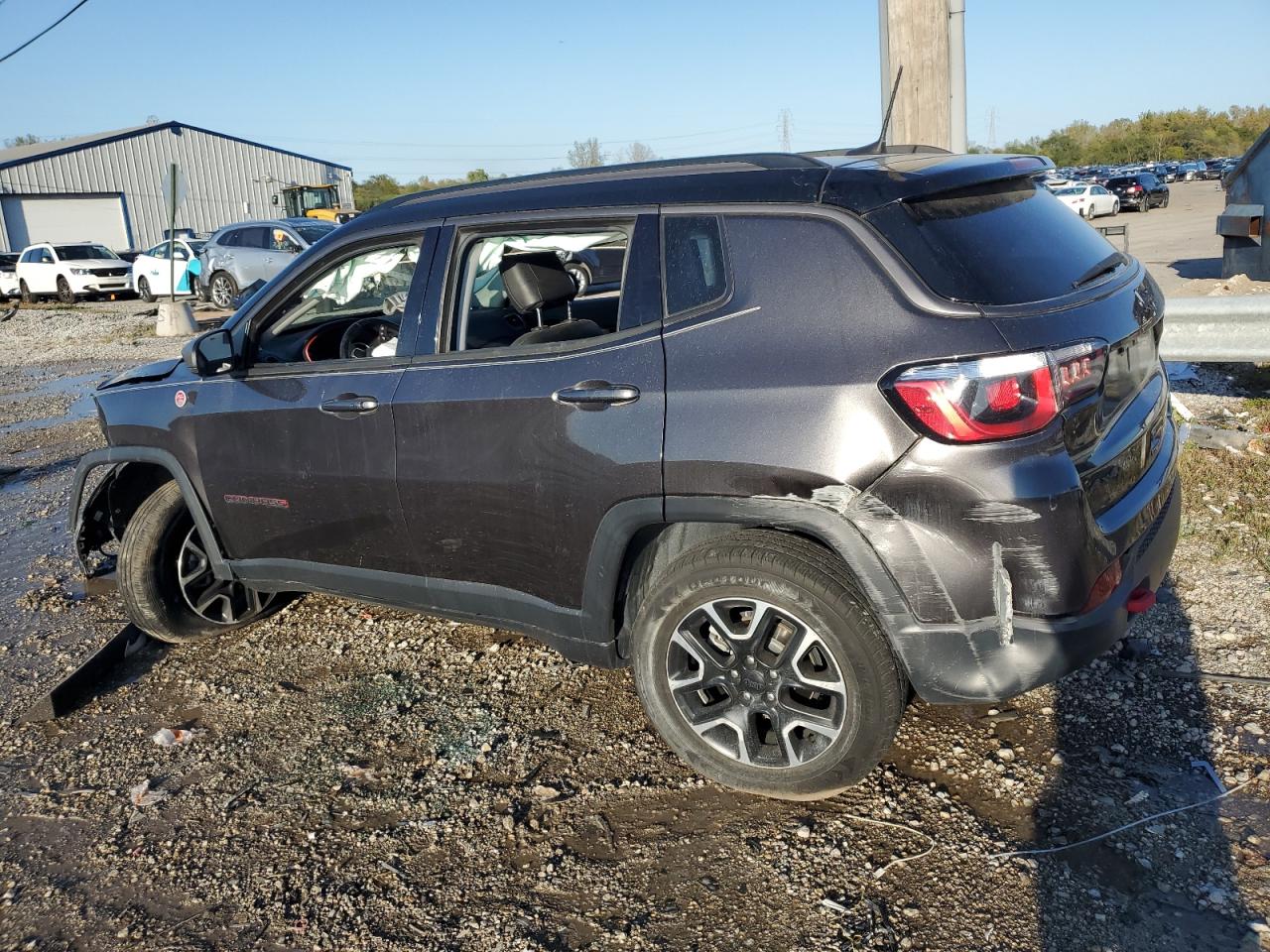 2019 Jeep Compass VIN 3C4NJDDB7KT799951 Copart auction photo, front end damage thumbnail 2