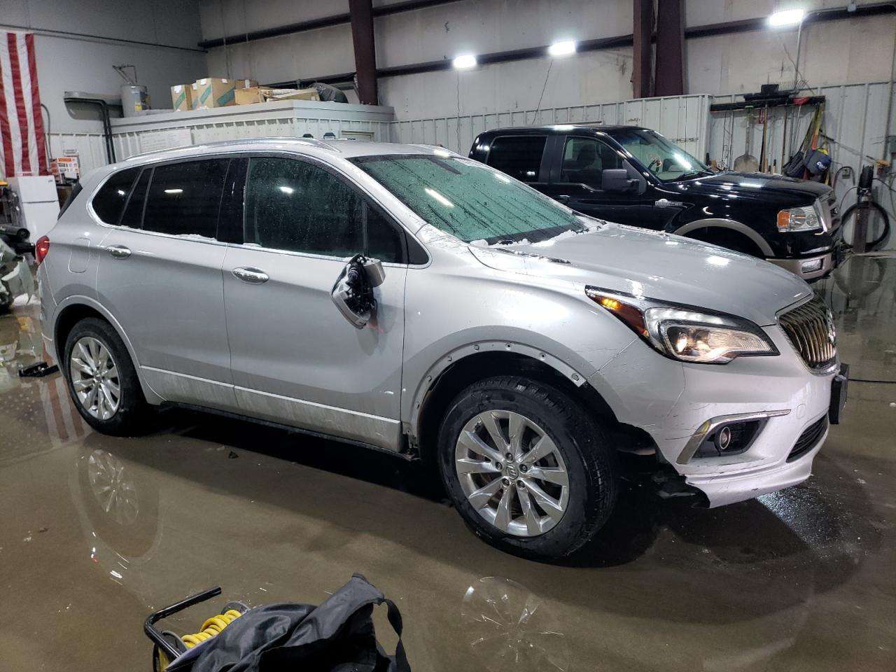2017 Buick Envision VIN LRBFXDSA4HD096558 Copart auction photo, front end damage thumbnail 4