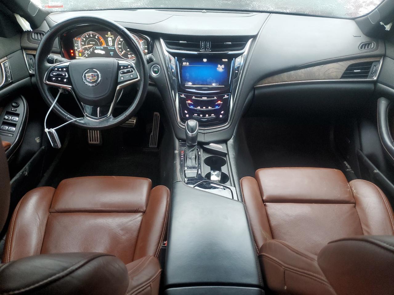 2014 Cadillac CTS VIN 1G6AY5S3XE0148054 Copart auction photo, side / front end damage thumbnail 8