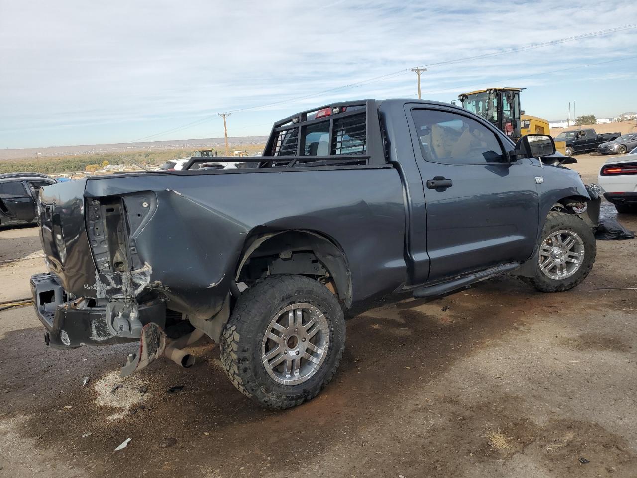 2010 Toyota Tundra VIN 5TFKM5F18AX001013 Copart auction photo, front end / rear end damage thumbnail 3