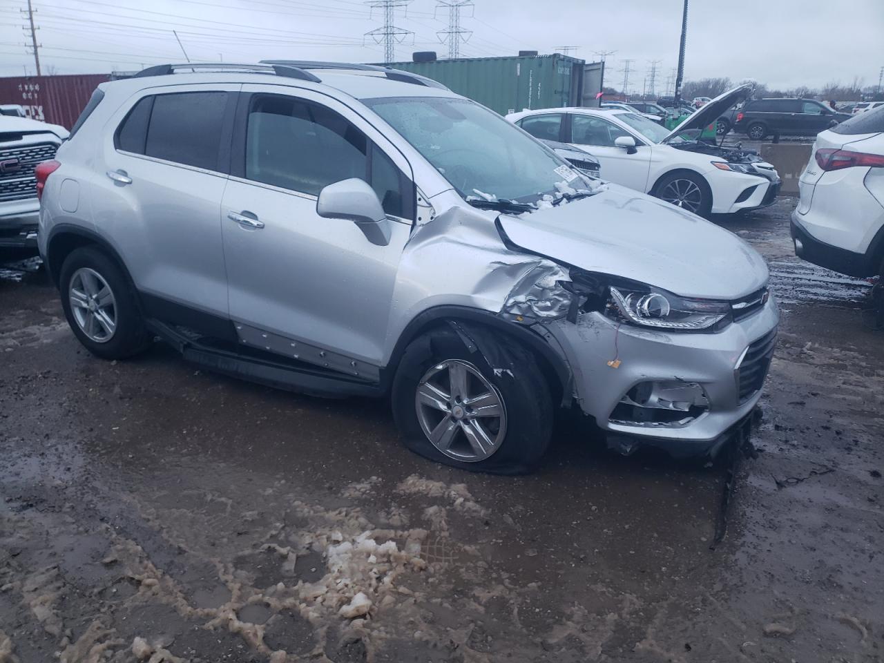 2020 Chevrolet Trax VIN KL7CJLSB1LB029510 Copart auction photo, front end / side damage thumbnail 4