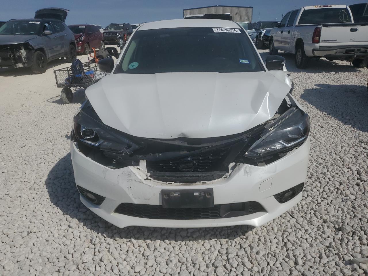 2018 Nissan Sentra VIN 3N1AB7AP0JY284307 Copart auction photo, all over damage thumbnail 5