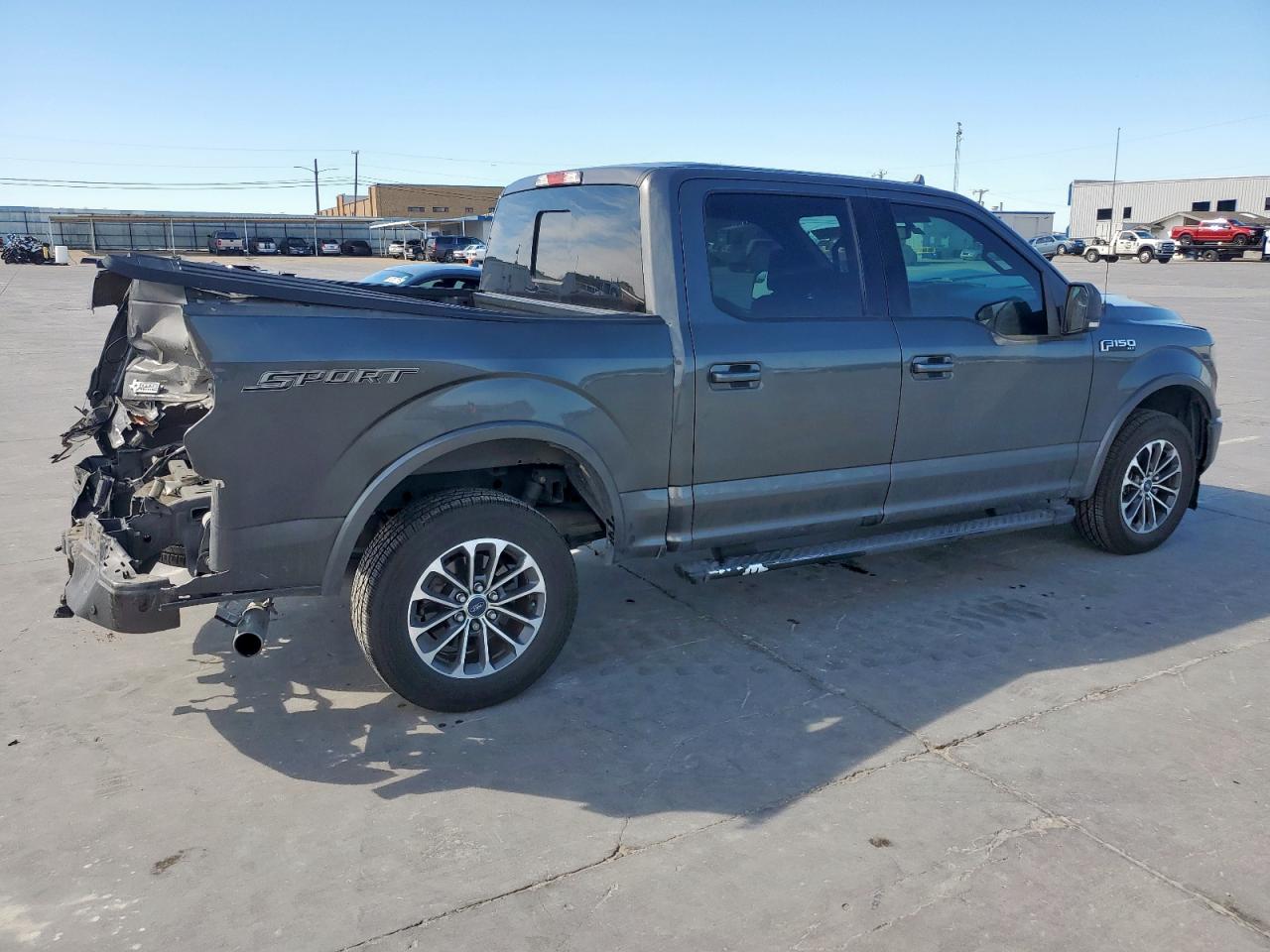 2018 Ford F-150 VIN 1FTEW1C59JKD16102 Copart auction photo, rear end / front end damage thumbnail 3