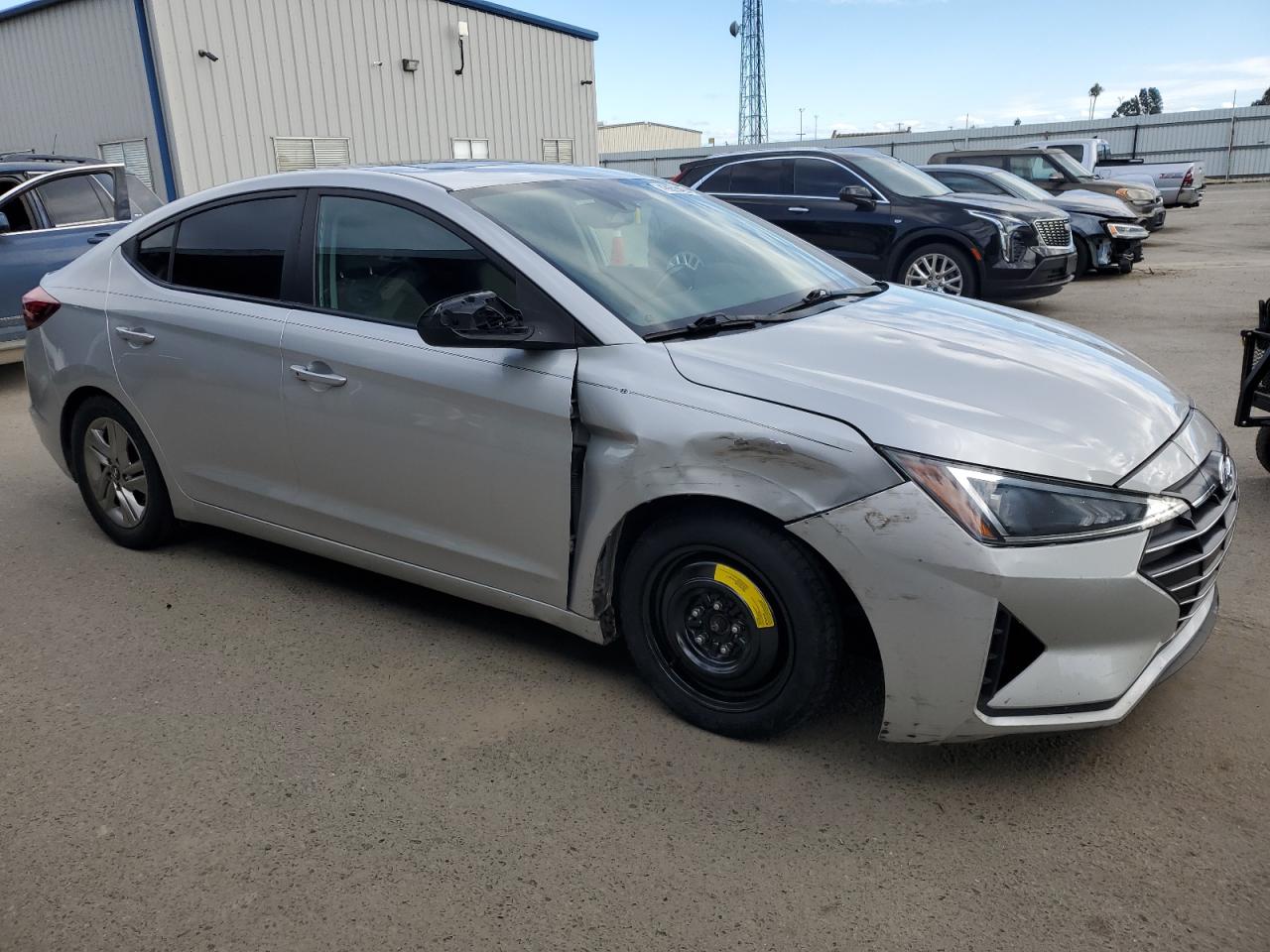 2019 Hyundai Elantra VIN 5NPD84LF5KH424541 Copart auction photo, front end damage thumbnail 4