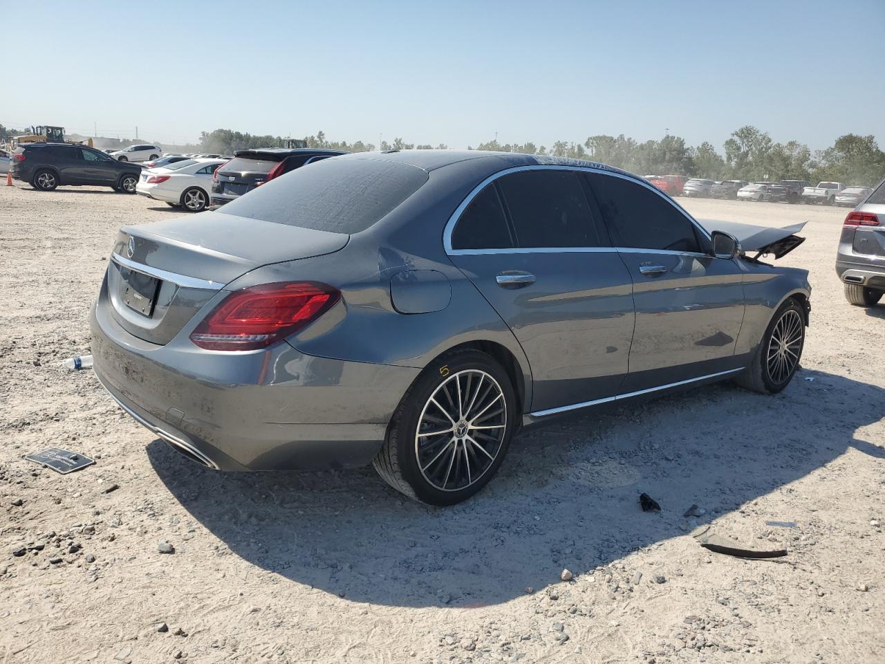 2021 Mercedes-Benz C-klasse VIN W1KWF8DB5MR619073 Copart auction photo, front end damage thumbnail 3