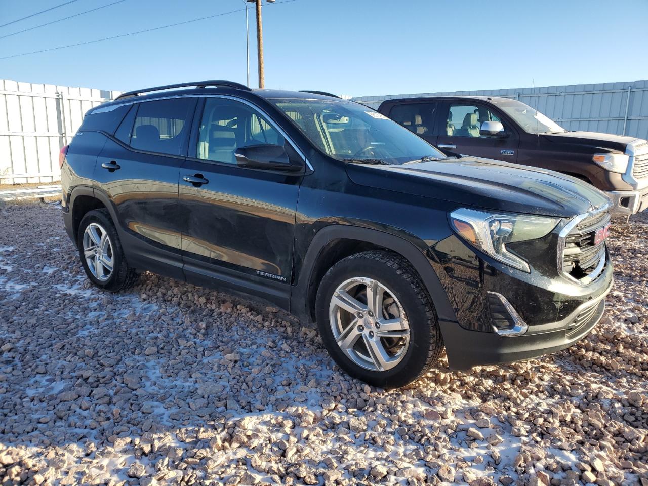 2018 GMC Terrain VIN 3GKALTEX0JL163775 Copart auction photo, front end / hail damage thumbnail 4