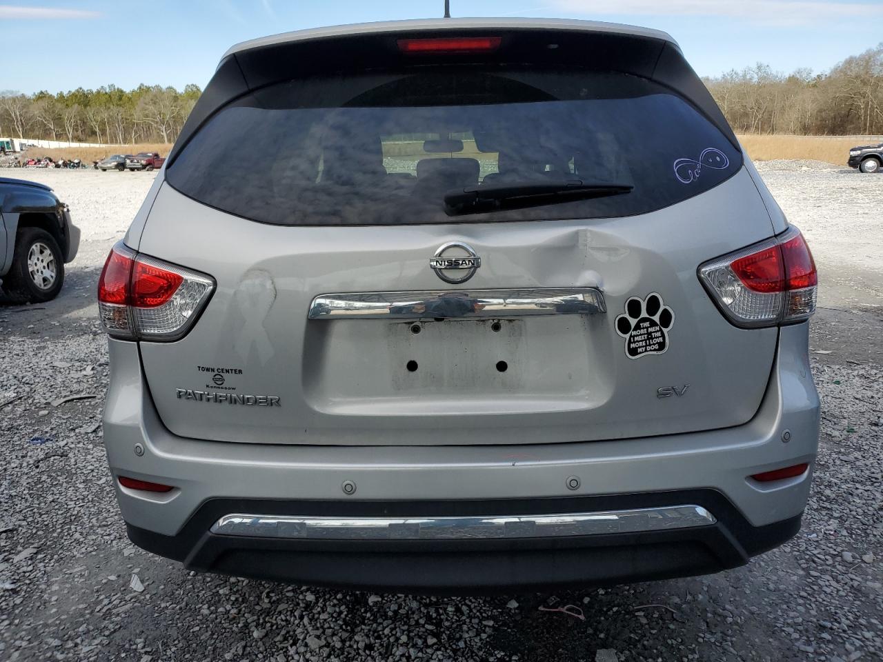2015 Nissan Pathfinder VIN 5N1AR2MN3FC654408 Copart auction photo, all over damage thumbnail 6