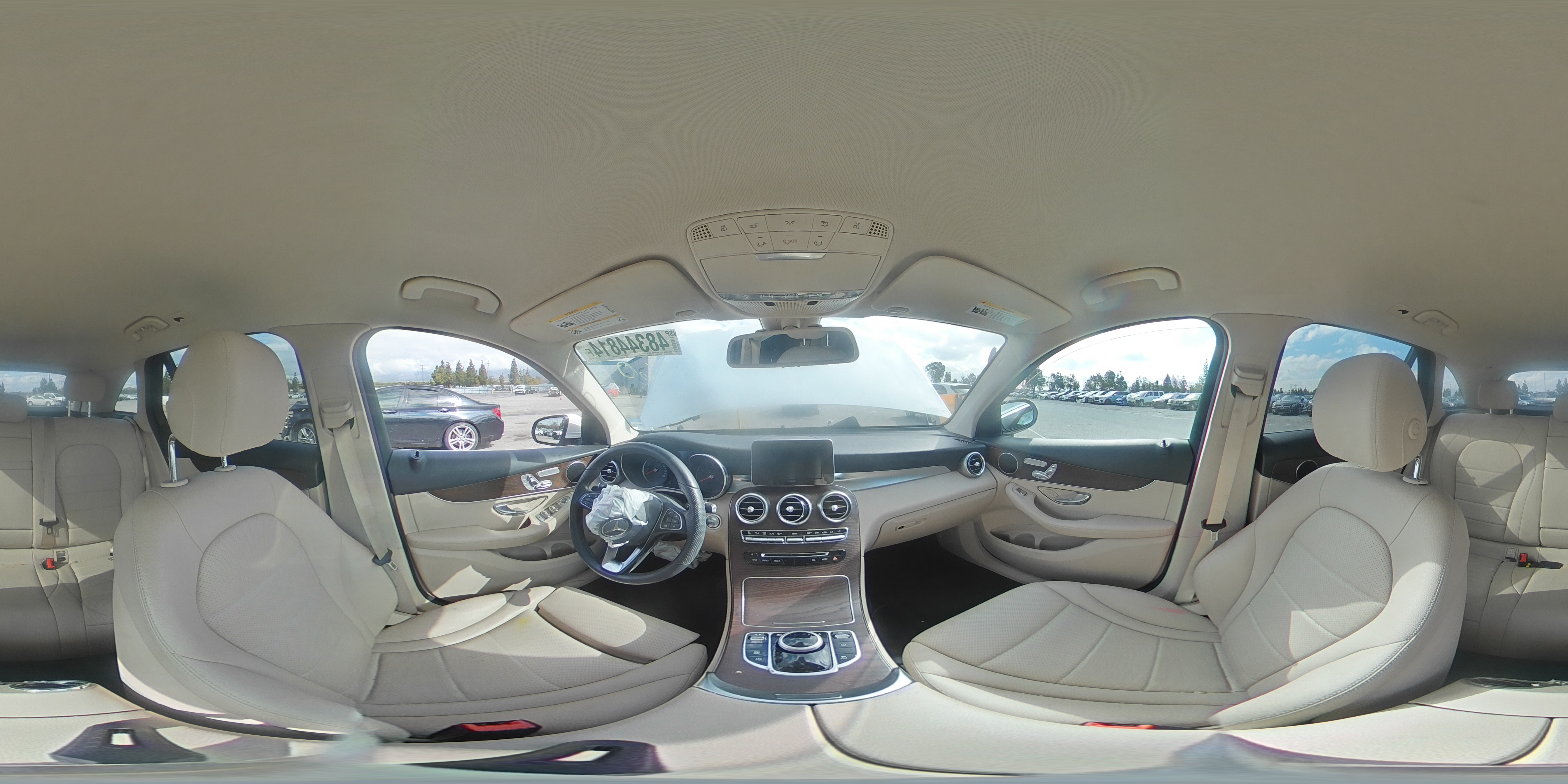 2019 Mercedes-Benz GLC VIN WDC0G4JB0KV183452 Copart auction photo, front end damage thumbnail 13
