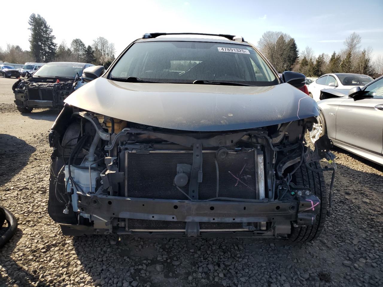 2015 Toyota RAV 4 VIN JTMRFREVXFD124776 Copart auction photo, front end damage thumbnail 5