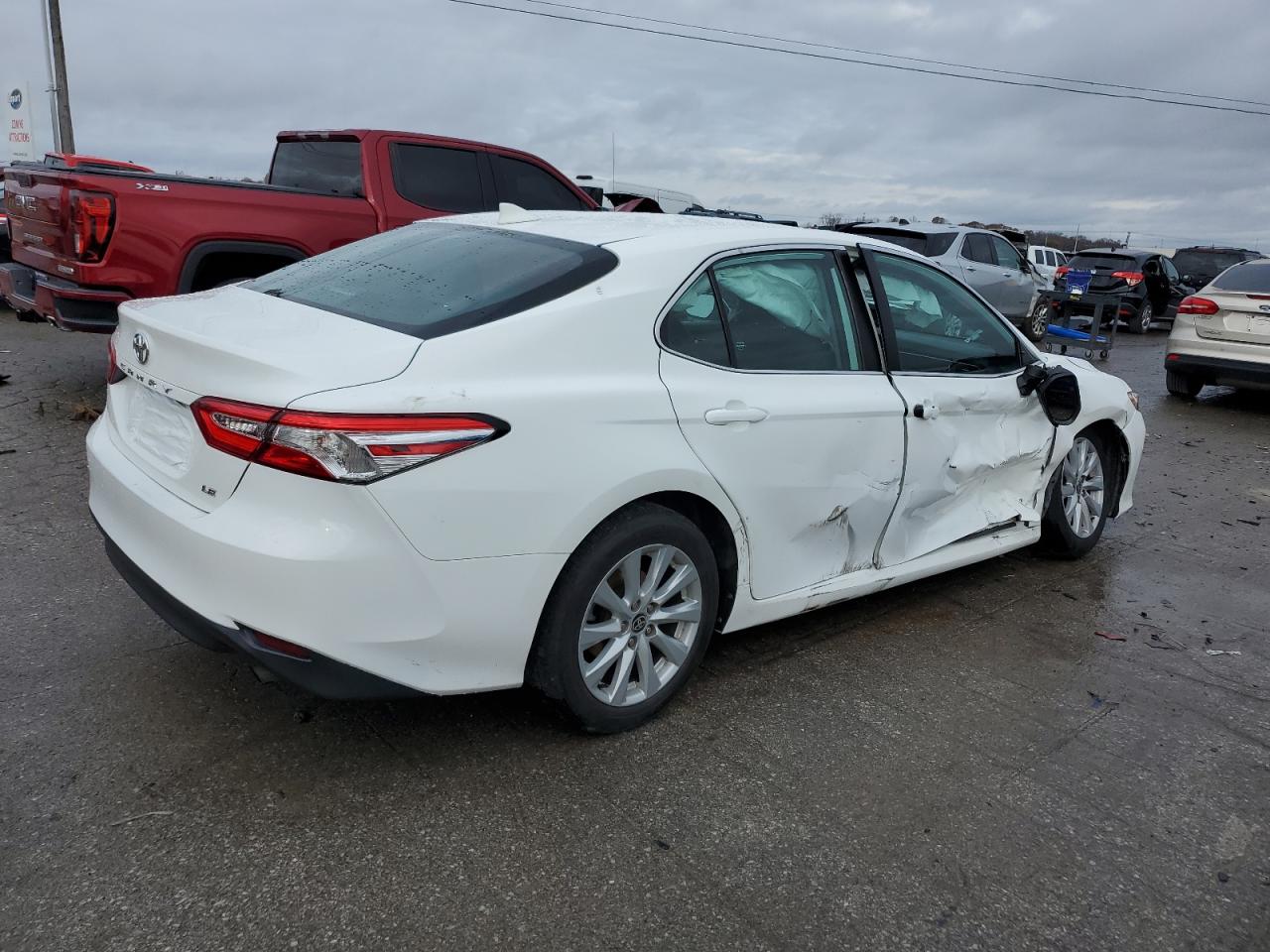 2020 Toyota Camry VIN 4T1C11AK4LU368786 Copart auction photo, side damage thumbnail 3