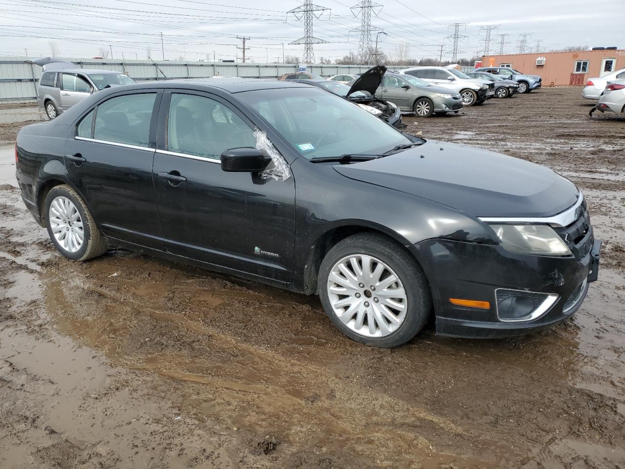 2010 Ford Fusion VIN 3FADP0L3XAR101251 Copart auction photo, front end / side damage thumbnail 4
