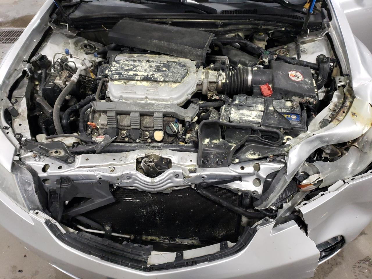 2012 Acura TL VIN 19UUA9F7XCA005035 Copart auction photo, front end / burn damage thumbnail 12
