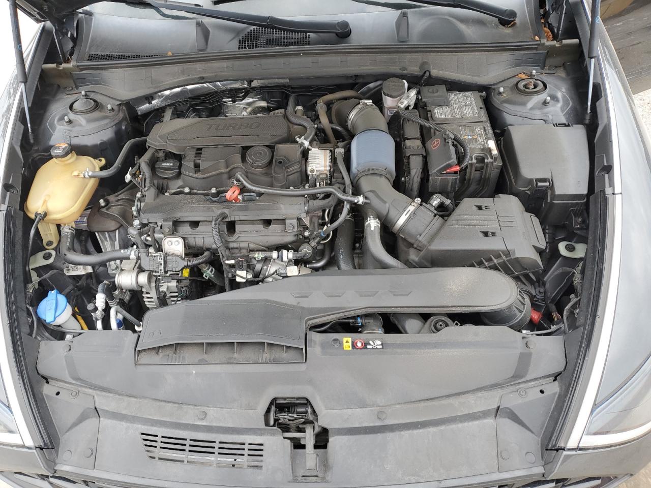 2021 Hyundai Sonata VIN 5NPEH4J22MH110949 Copart auction photo, side / front end damage thumbnail 12