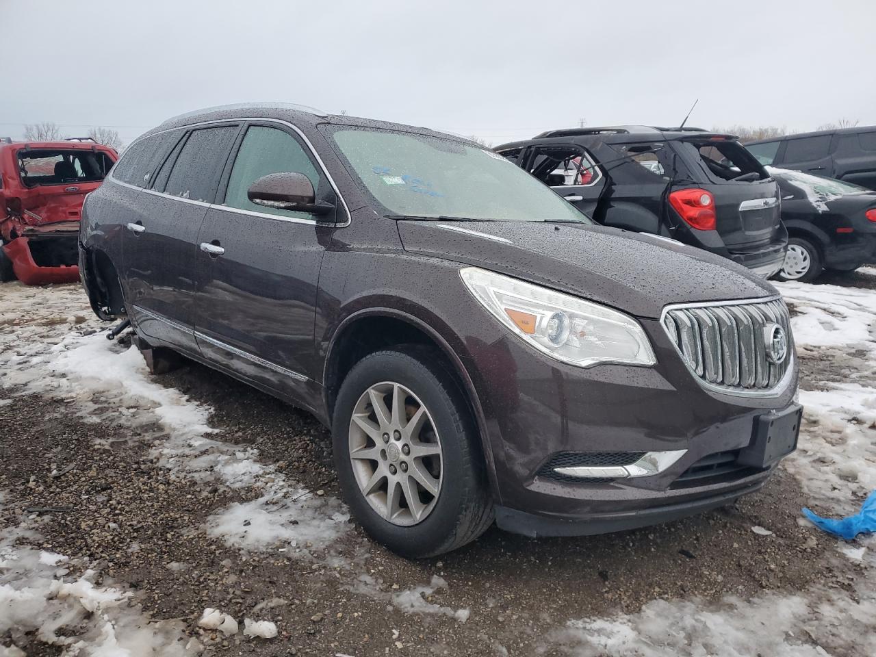 2015 Buick Enclave VIN 5GAKVBKD4FJ187401 Copart auction photo, rear end / side damage thumbnail 4