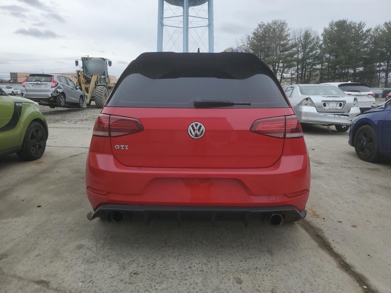 2018 Volkswagen GTI VIN 3VW447AU1JM261603 Copart auction photo, side / rear end damage thumbnail 6