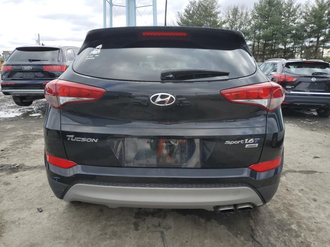 2017 Hyundai Tucson VIN KM8J3CA23HU589770 Copart auction photo, front end damage thumbnail 6