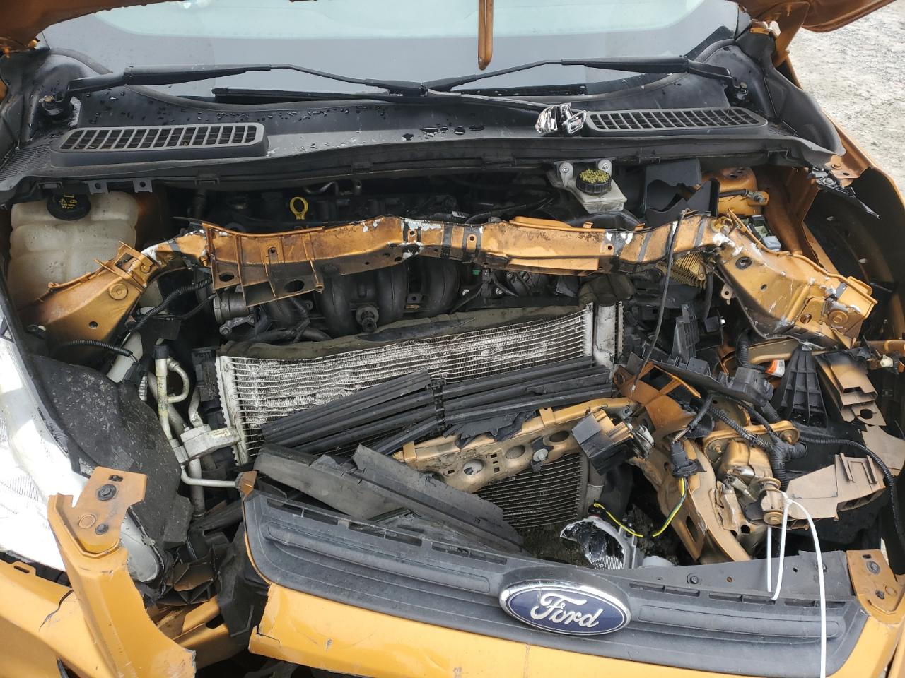 2016 Ford Escape VIN 1FMCU0F73GUA81340 Copart auction photo, front end damage thumbnail 12