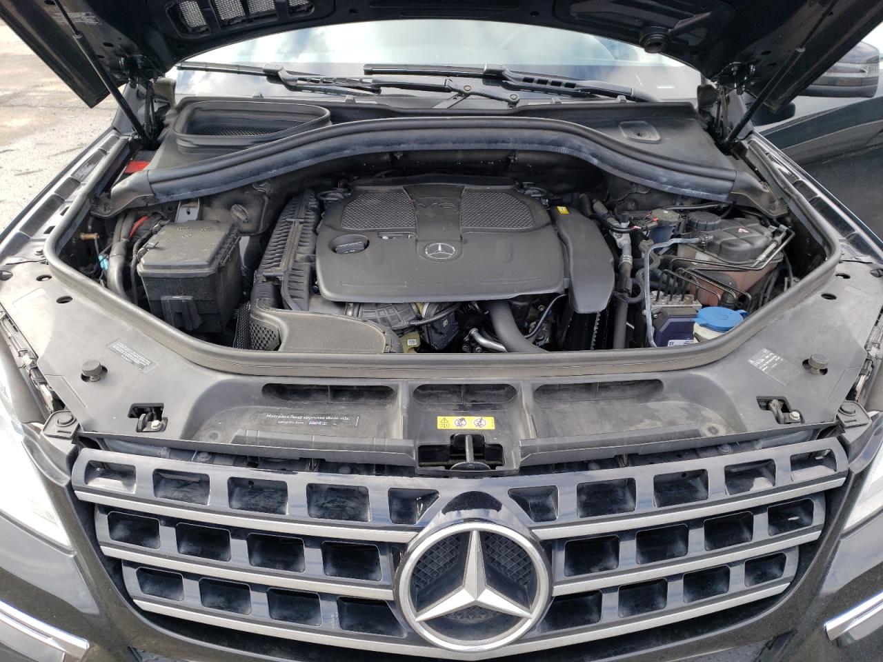 2015 Mercedes-Benz M-klasse VIN 4JGDA5HB8FA619283 Copart auction photo, side / rear end damage thumbnail 12