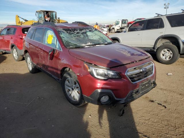 2018 Subaru Outback VIN 4S4BSACC9J3357672 Copart auction photo, front end / top/roof damage thumbnail 4