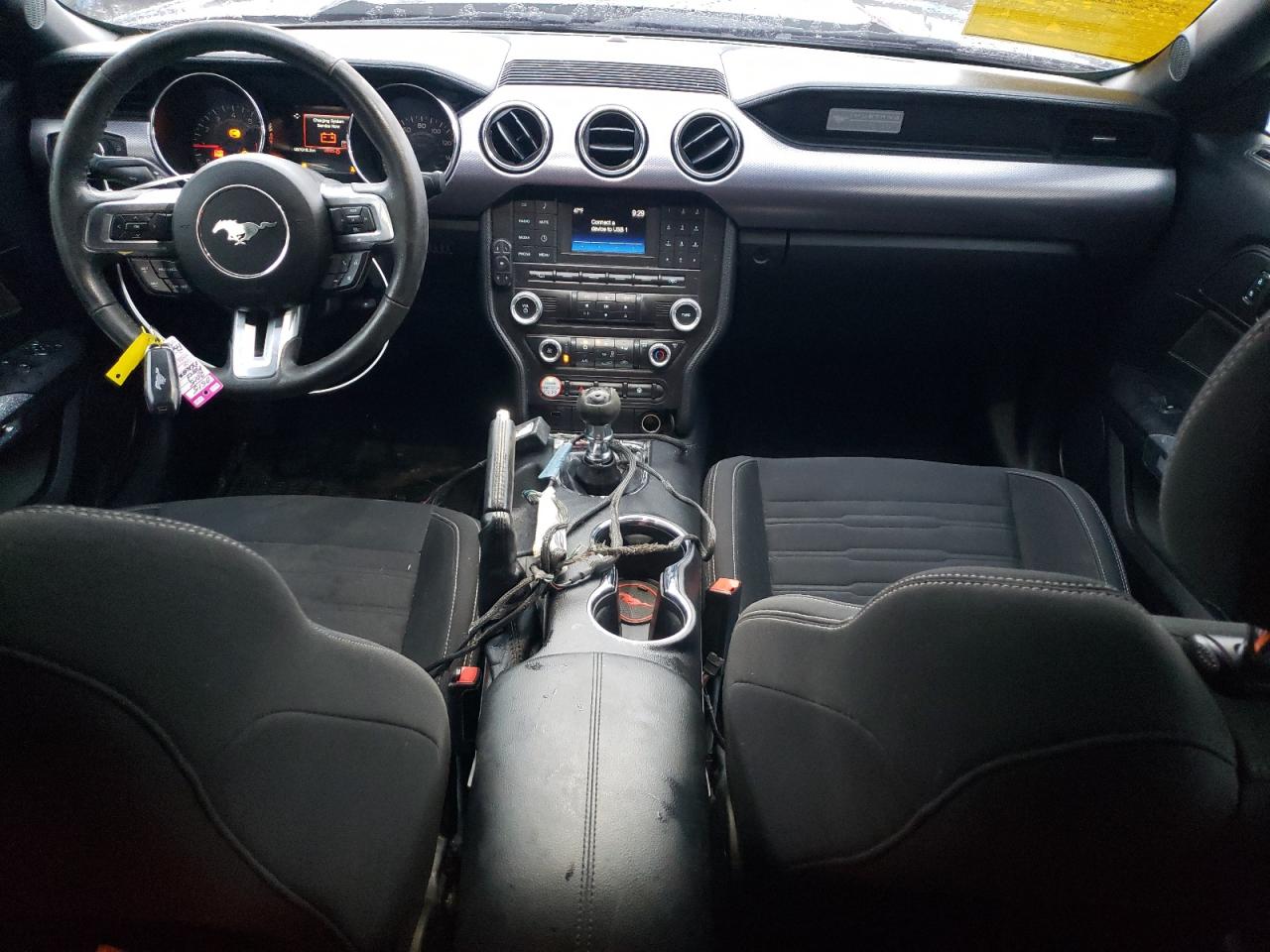 2015 Ford Mustang VIN 1FA6P8TH1F5337025 Copart auction photo, all over damage thumbnail 8