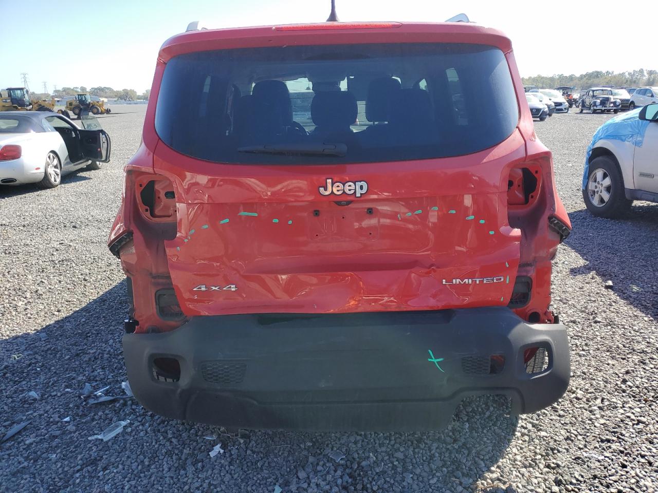 2016 Jeep Renegade VIN ZACCJBDT6GPD36511 Copart auction photo, rear end / side damage thumbnail 6