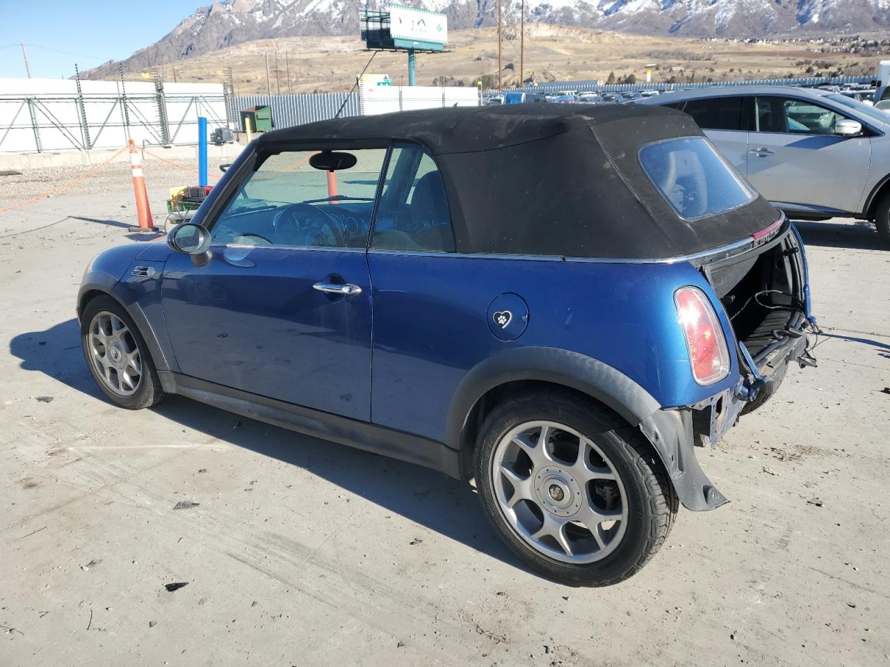 2007 MINI Cooper VIN WMWRH33547TL94410 Copart auction photo, rear end damage thumbnail 2