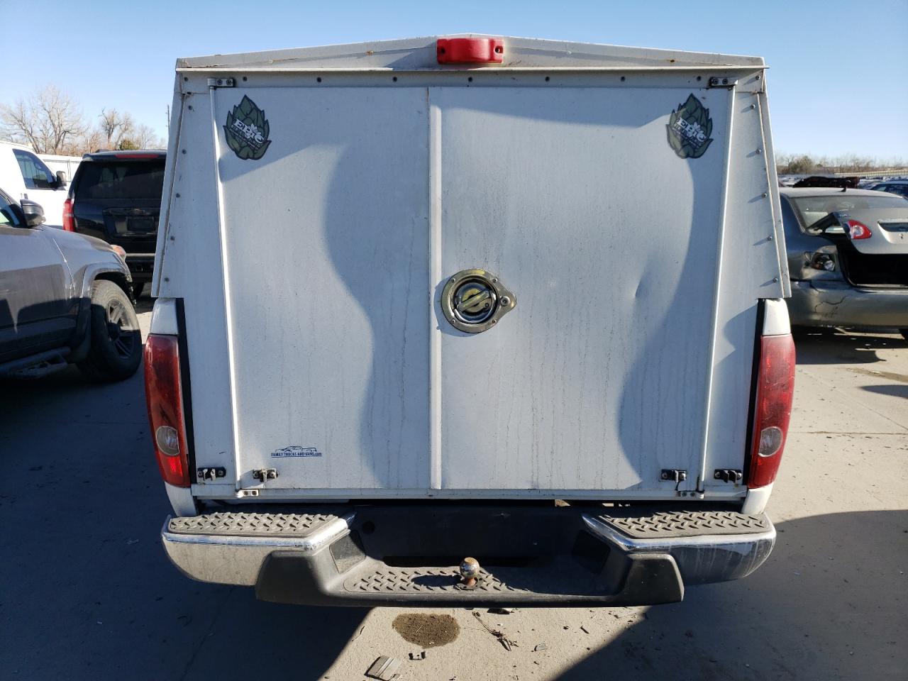 2011 Chevrolet Colorado VIN 1GBGSBFEXB8136104 Copart auction photo, front end / hail damage thumbnail 6
