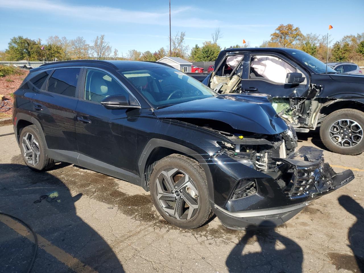 2022 Hyundai Tucson VIN 5NMJCCAE8NH133815 Copart auction photo, front end damage thumbnail 4