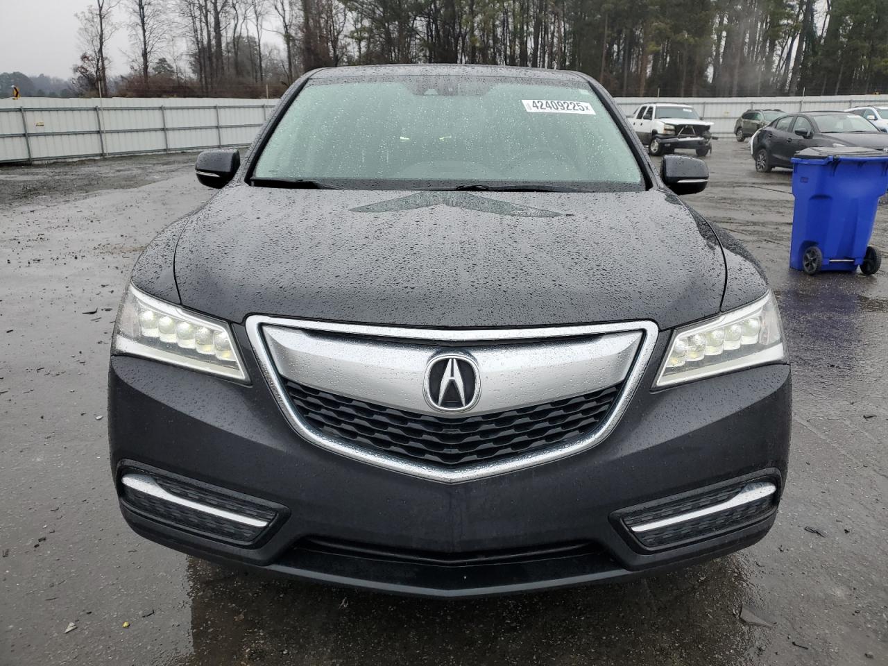 2014 Acura MDX VIN 5FRYD4H49EB045743 Copart auction photo, side damage thumbnail 5
