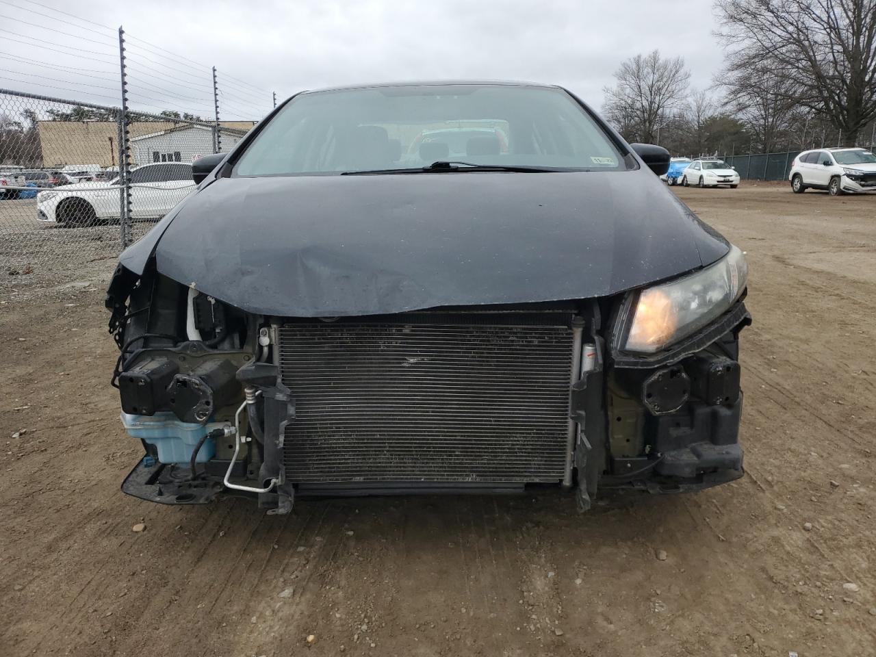 2015 Honda Civic VIN 2HGFB2F59FH545235 Copart auction photo, front end / minor dent/scratches damage thumbnail 5