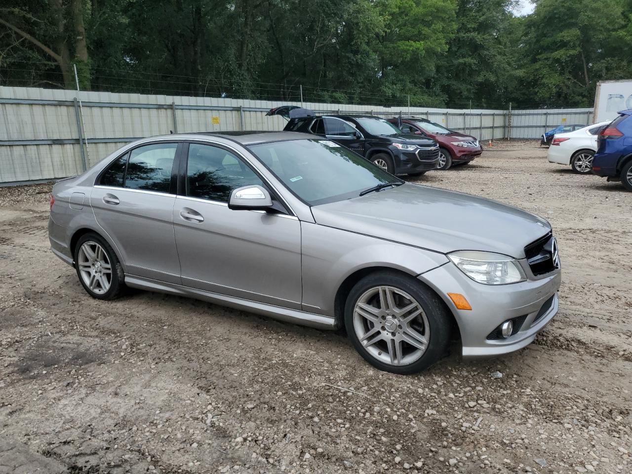 2008 Mercedes-Benz C-klasse VIN WDDGF56X28F034373 Copart auction photo, front end / rear end damage thumbnail 4